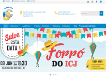 Tablet Screenshot of colegioicj.com.br